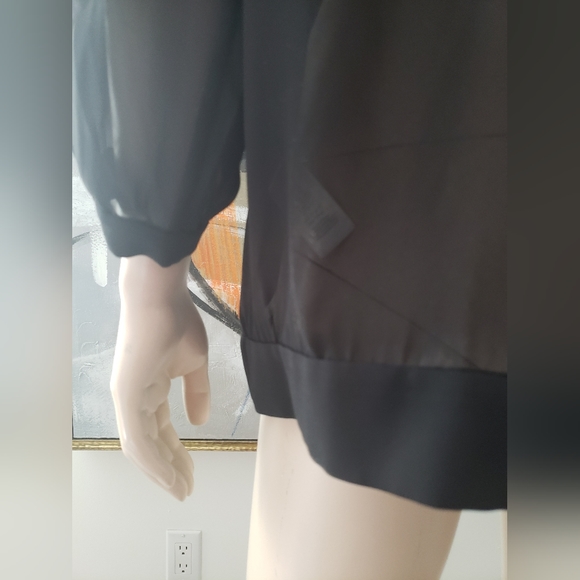 French Connection | Sheer Blouse with Pleated Detail - Picture 3 of 11